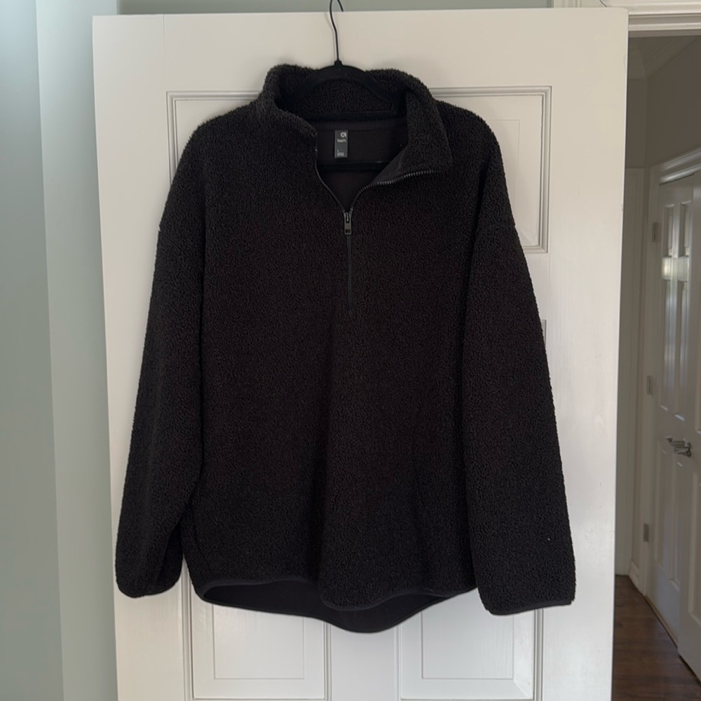 Women's Gap Fit Sherpa Half Zip Pullover